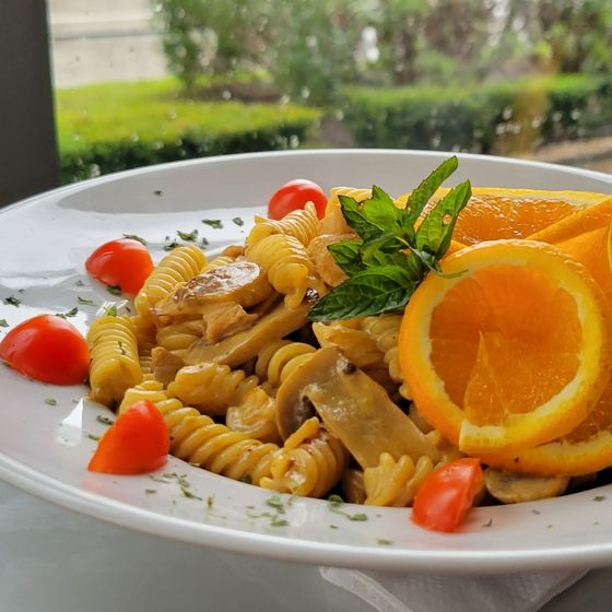 Pasta with chicken